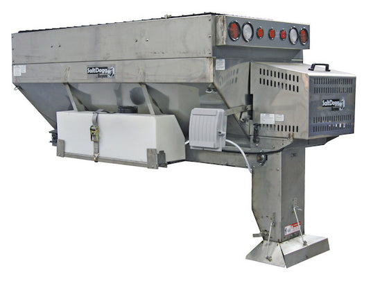 SaltDogg 12 VDC Pre-Wet Kit With One 30-Gallon Poly V-Box Mount Reservoirs for 1400 Series Spreaders