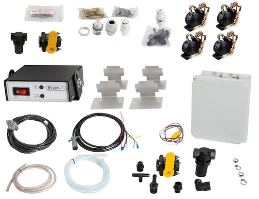 SaltDogg 12 VDC Pre-Wet Kit With Two 30 Gallon Poly V-Box Reservoir - 1400 Series