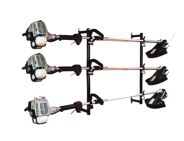 Load image into Gallery viewer, 3-Position Snap-In Trimmer Rack for Enclosed Landscape Trailers
