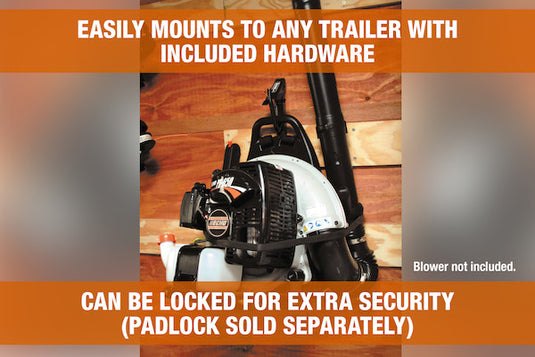 Backpack Blower Rack for Open/Enclosed Landscape Trailers