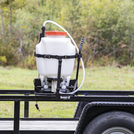 Adjustable Sprayer Rack for Landscape Trailers