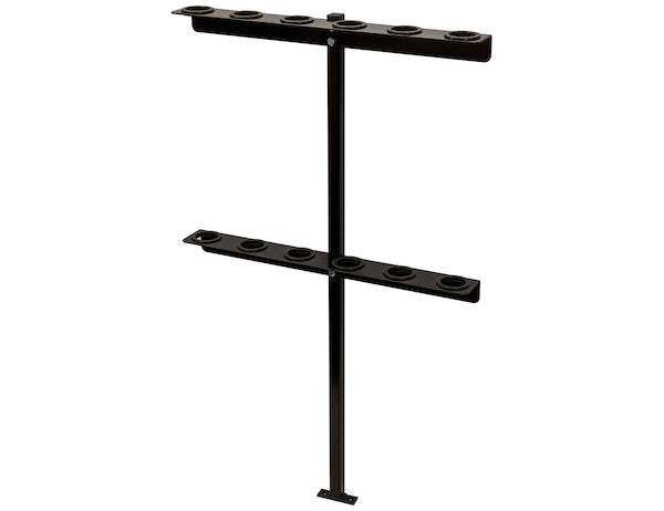 Load image into Gallery viewer, Vertical Hand Tool Rack for Open Landscape Trailers
