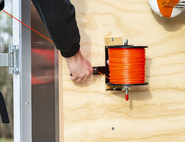 Load image into Gallery viewer, Trimmer Line Spool Bracket for Open/Enclosed Landscape Trailers
