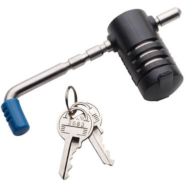Masterlock 9/16" to 2-3/4" Long Adjustable SS Trailer Coupler Latch Lock - MAS-2847DAT - Absolute Autoguard