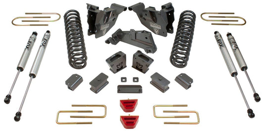 MaxTrac Suspension 4" Lift Kit with Radius Arm Brackets & Fox Shocls — 2019-2024 Ram 3500 - MXT-K947541F - Absolute Autoguard