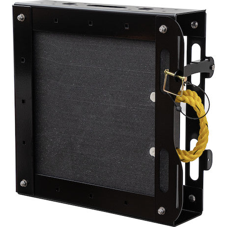 Load image into Gallery viewer, Outrigger Pad Holder - 18 Inch Black Steel
