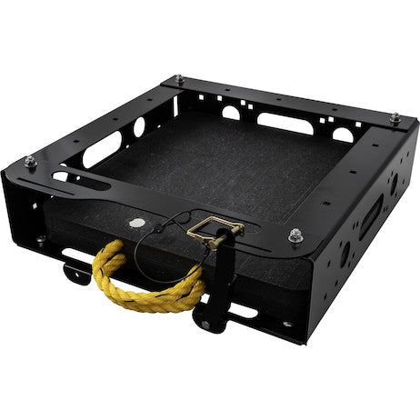 Load image into Gallery viewer, Outrigger Pad Holder - 18 Inch Black Steel
