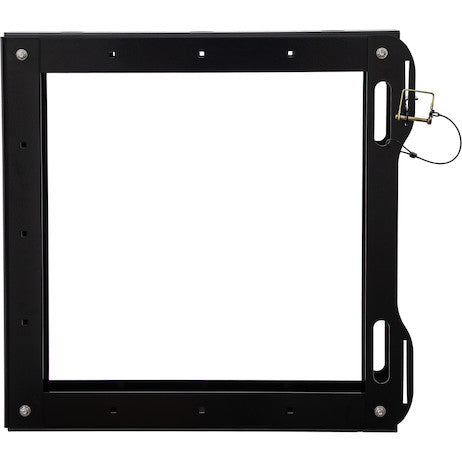 Outrigger Pad Holder - 24 Inch Black Steel