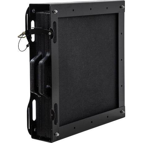 Load image into Gallery viewer, Outrigger Pad Holder - 24 Inch Black Steel
