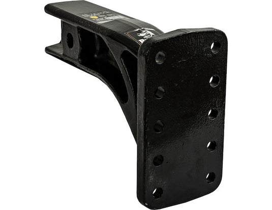 3 Inch Pintle Hitch Mount - 4 Position, 10 Inch Shank