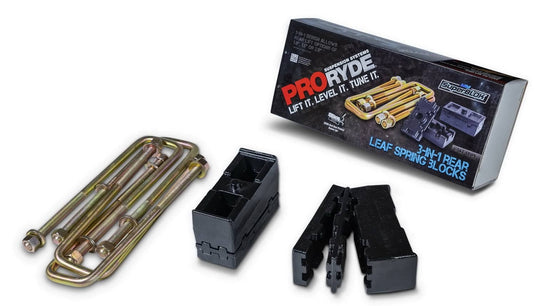 Proryde 3-IN-1 Rear Leaf Spring Block Kit — 2007-2019 Chevrolet & GMC - PRO-52-1500G - Absolute Autoguard