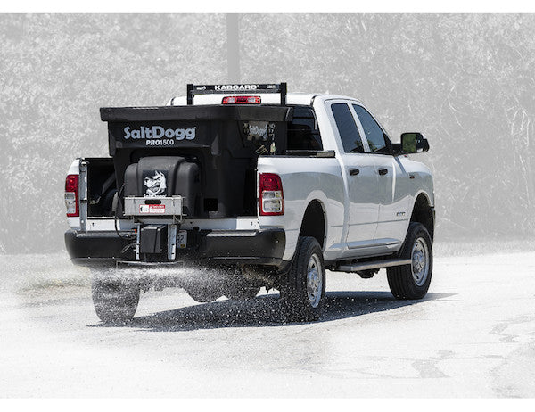 Load image into Gallery viewer, SALTDOGG® PRO ELECTRIC POLY HOPPER SPREADER WITH AUGER
