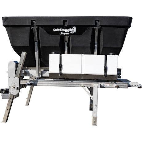 Load image into Gallery viewer, 8.0 Cubic Yard Electric Black Poly/Stainless Steel Hopper Spreader With Auger
