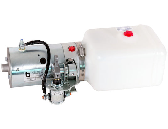 3-Way DC Power Unit-Metered Release Valve Horizontal 0.86 Gallon Poly Reservoir
