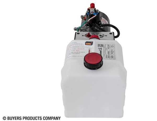 Load image into Gallery viewer, Buyers 3-Way DC Power Unit-Electric Controls Horizontal 0.75 Gallon Poly Reservoir
