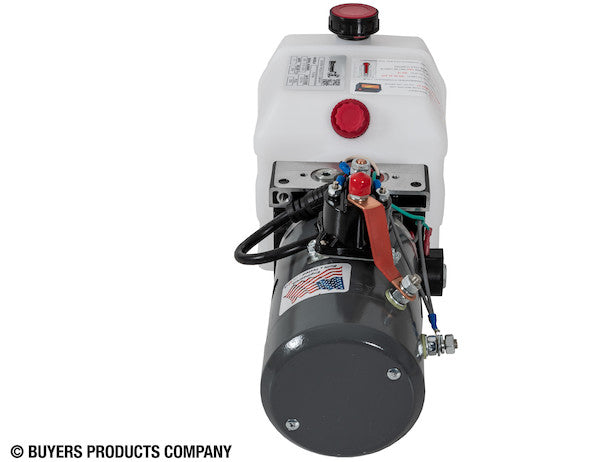 Load image into Gallery viewer, Buyers 3-Way DC Power Unit-Electric Controls Horizontal 0.75 Gallon Poly Reservoir
