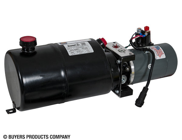 Load image into Gallery viewer, Buyers 3-Way DC Power Unit with 1.5 Gallon Steel Reservoir and Electric Controls
