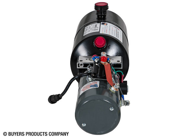 Load image into Gallery viewer, Buyers 3-Way DC Power Unit with 1.5 Gallon Steel Reservoir and Electric Controls
