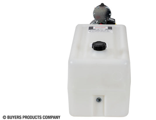 3-Way DC Power Unit-Electric Controls Horizontal 1.5 Gallon Poly Reservoir