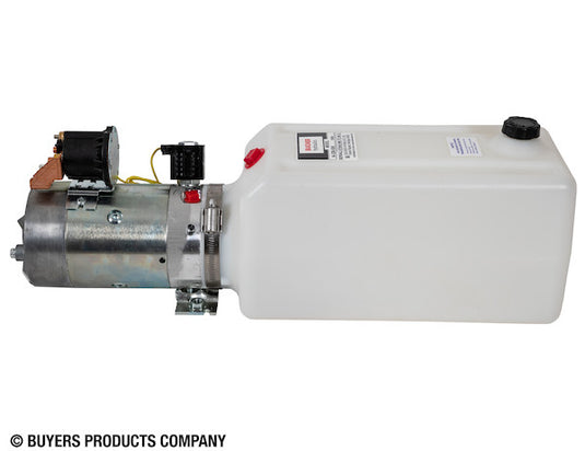 3-Way DC Power Unit-Electric Controls Horizontal 1.5 Gallon Poly Reservoir