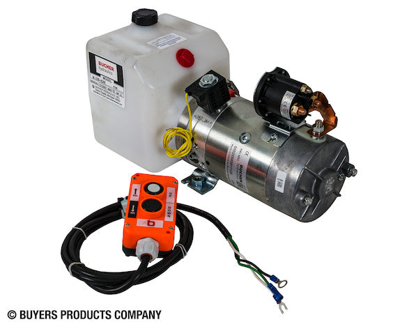 Load image into Gallery viewer, 3-Way DC Power Unit-Electric Controls Horizontal 0.75 Gallon Poly Reservoir
