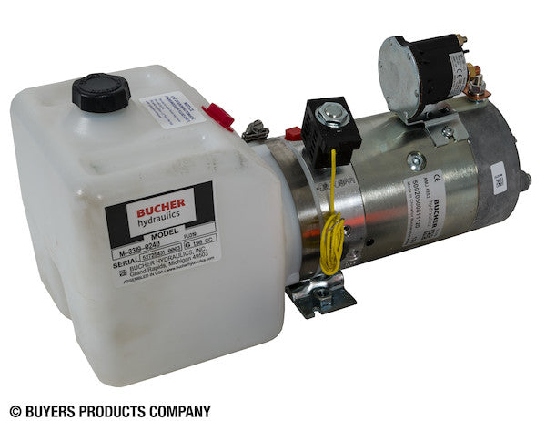 Load image into Gallery viewer, 3-Way DC Power Unit-Electric Controls Horizontal 0.75 Gallon Poly Reservoir
