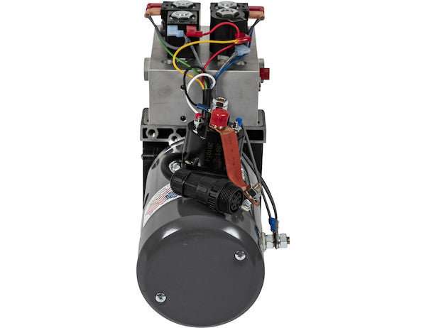 Load image into Gallery viewer, Buyers 4-Way/3-Way DC Power Unit-Electric Controls Horizontal 0.32 Gallon Reservoir
