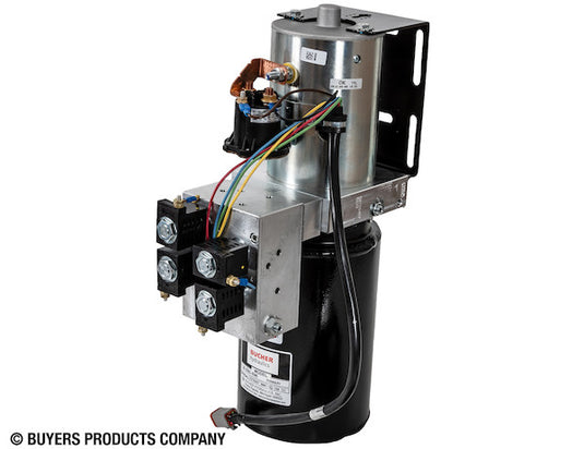 4-Way/3-Way DC Power Unit-Electric Controls Vertical 0.75 Gallon Reservoir