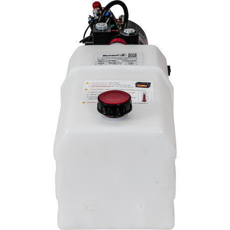 Load image into Gallery viewer, Buyers 4-Way DC Power Unit-Electric Controls Horizontal 1.5 Gallon Poly Reservoir
