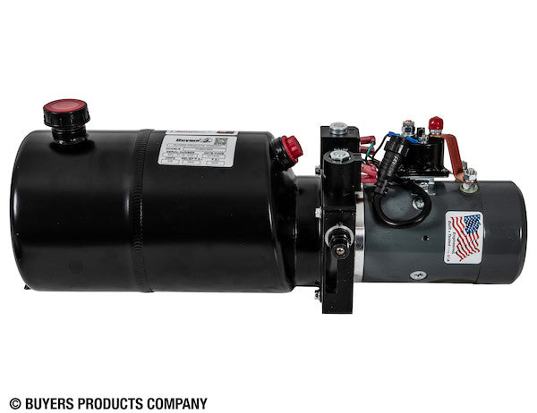 Load image into Gallery viewer, Buyers 4-Way DC Power Unit-Electric Controls Horizontal 1.5 Gallon Steel Reservoir
