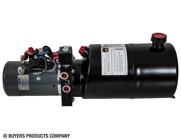 Load image into Gallery viewer, Buyers 4-Way DC Power Unit-Electric Controls Horizontal 1.5 Gallon Steel Reservoir
