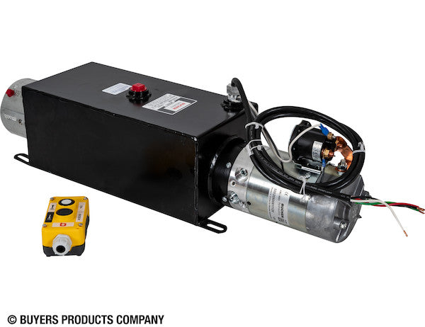 Load image into Gallery viewer, 4-Way DC Power Unit-Electric Controls Horizontal 1.5 Gallon Steel Reservoir
