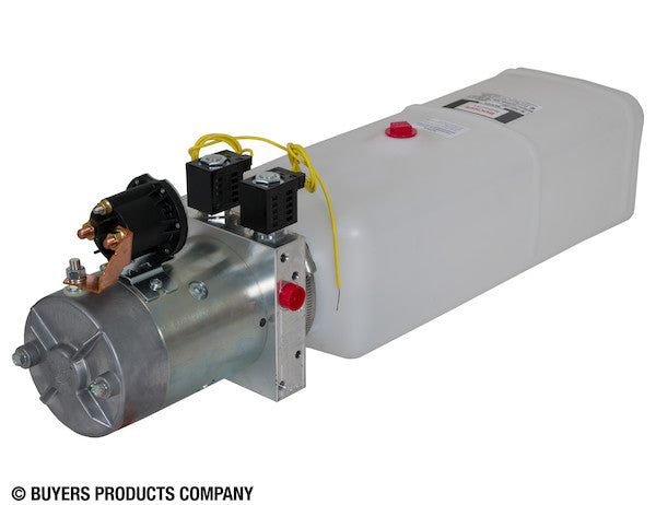 Load image into Gallery viewer, 4-Way DC Power Unit-Electric Controls Horizontal 1.5 Gallon Poly Reservoir
