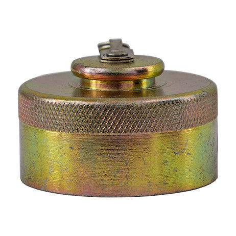 Load image into Gallery viewer, Steel Dust Cap With Chain For 1 Inch NPT Coupler
