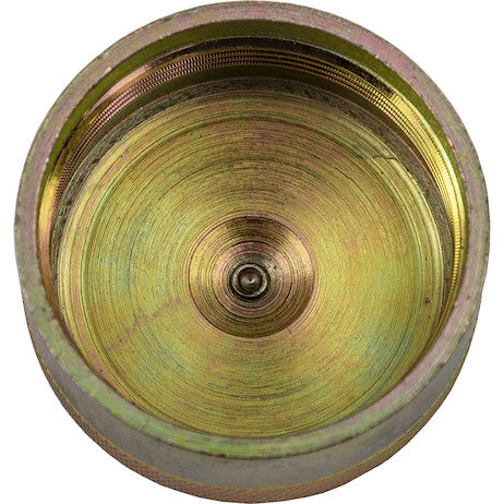 Steel Dust Cap With Chain For 1 Inch NPT Coupler