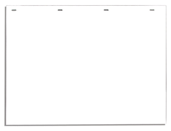 Load image into Gallery viewer, Super Durable White Polymer Mudflaps 24x18 Inch

