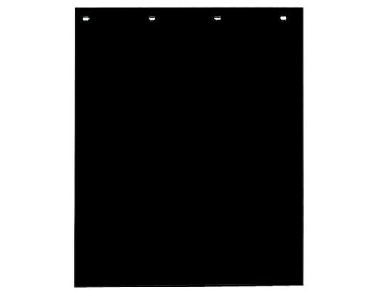 Super Durable White Polymer Mudflaps 24x36 Inch