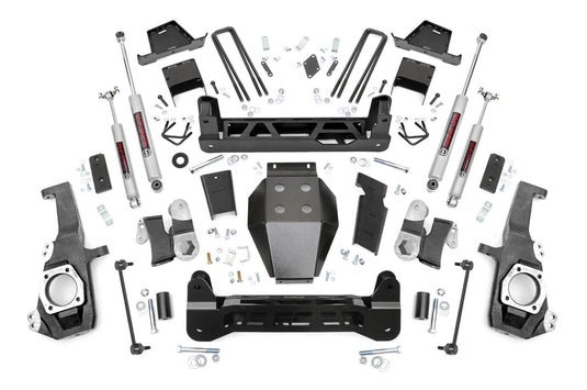 Rough Country 7 Inch Lift Kit, NTD - 2020-2026 Chevrolet Silverado 2500 HD/3500 HD & GMC Sierra 2500 HD/3500 HD