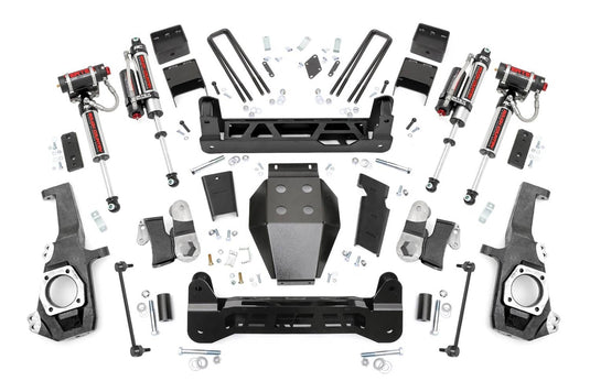 Rough Country 5 Inch Lift Kit, NTD, Vertex Shocks - 2020-2026 Chevrolet Silverado 2500 HD/3500 HD & GMC Sierra 2500 HD/3500 HD