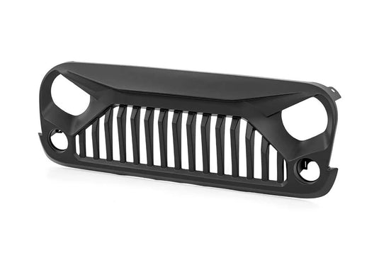 Rough Country Replacement Grille, Angry Eyes - 2007-2017 Jeep Wrangler Unlimited Sport S/Unlimited 75th Anniversary/Unlimited 70th Anniversary/Unlimited Sport/more