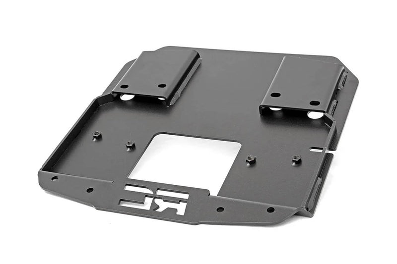 Load image into Gallery viewer, Rough Country Tire Carrier Relocation Plate, No Prox - 2018-2026 Jeep Wrangler Rubicon X/Unlimited High Tide/Willys/Willys Sport/more
