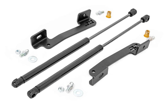Rough Country Hood Struts, Hydraulic - 2018-2026 Jeep Gladiator/Wrangler