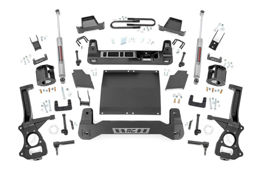 Rough Country 4 Inch Lift Kit, Diesel, N3 Rear Shocks - 2025-2026 Chevrolet Silverado 1500 & GMC Sierra 1500