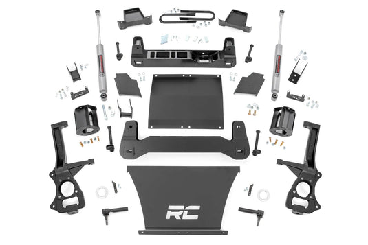 Rough Country 4 Inch Lift Kit, AT4/Trailboss - 2025-2026 Chevrolet Silverado 1500 & GMC Sierra 1500
