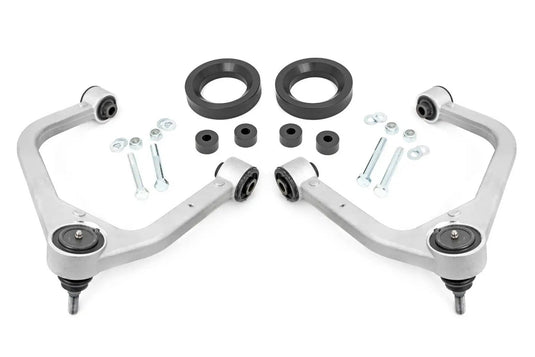 Rough Country 1.75 Inch Leveling Kit, Forged Alum UCA, AT4 - 2019-2026 GMC Sierra 1500