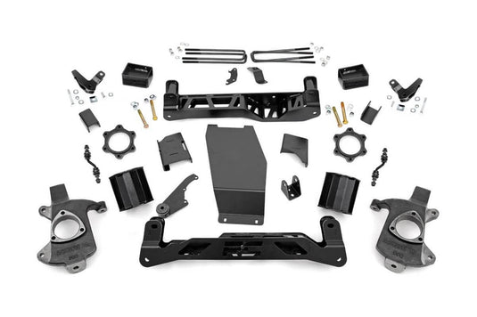Rough Country 5 Inch Lift Kit, Mag-ride, Alu/Stamp Steel - 2014-2018 GMC Sierra 1500