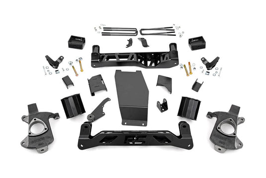 Rough Country 5 Inch Lift Kit, Magneride, Cast Steel - 2014-2018 GMC Sierra 1500