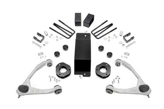 Rough Country 3.5 Inch Lift Kit, Mag-ride, Alu/Cast Steel - 2014-2016 GMC Sierra 1500