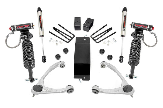 Rough Country 3.5 Inch Lift Kit, Forged UCA, Vertex/V2 - 2007-2016 Chevrolet Silverado 1500 & GMC Sierra 1500