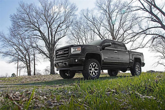 Rough Country 6 Inch Lift Kit, Alum/Stamp Steel, N3 Rear Shocks - 2014-2018 Chevrolet Silverado 1500 & GMC Sierra 1500